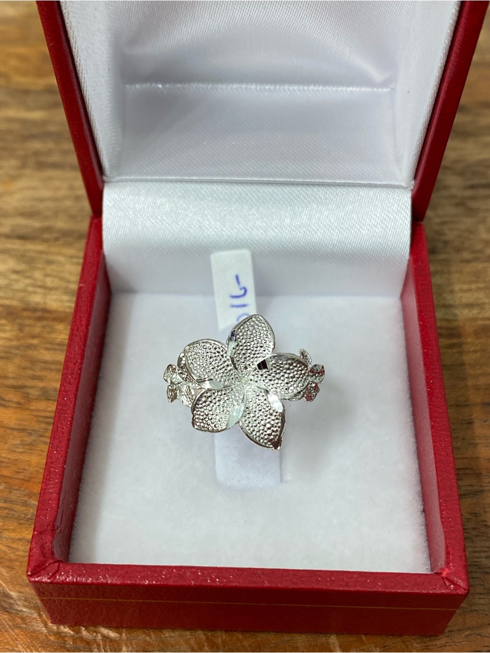 925 Sterling Silver Flower Ring
